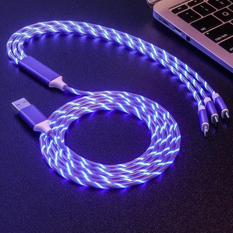 Cargador USB Universal 1.2M c/Luz