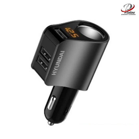 Cigarrera 3USB Hyundai HY-10 12-24V