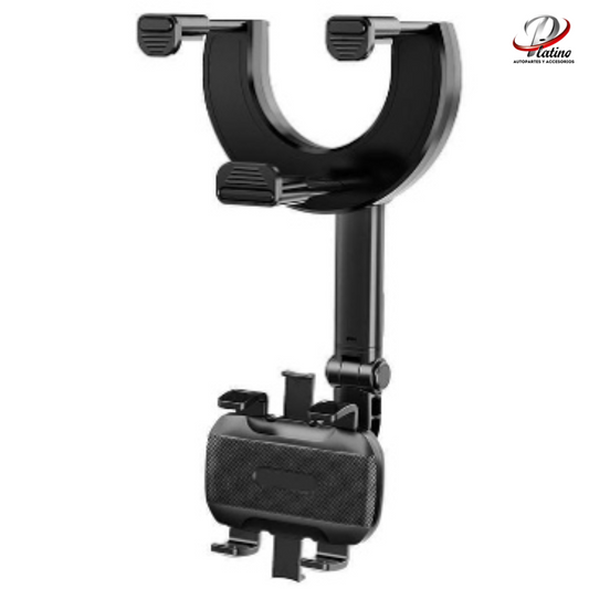 Soporte Celular Phone Holder con Gancho Retrovisor 360°