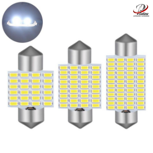 Foco Led Para Luz Cabina Coche 12-24V C5W