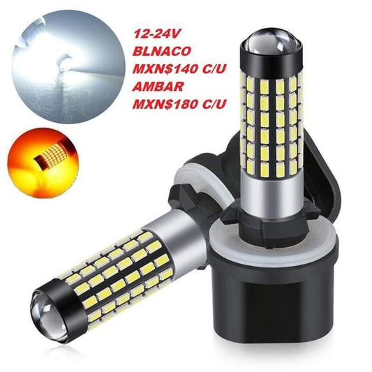 Foco Led Neblinero/Cuarta Luz 54W / H1/ H3    78W / 880  78W / 881   BLANCA O AMBAR