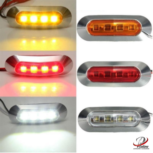 Plafón 4Led Carrocería 12-24V