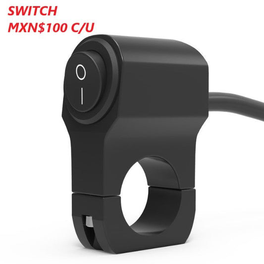 Botón Switch 12V/Un Paso para moto