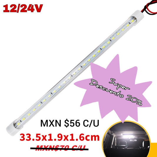 Barra Led 30cm Cabina 12-24V / 5W / Blanco