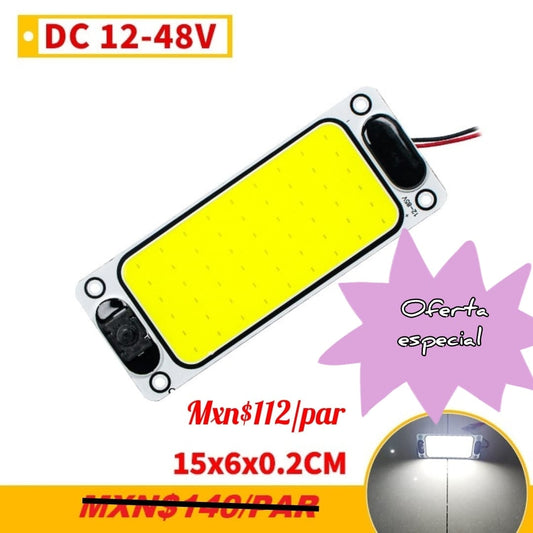 Focos Leds Cabina/Techo/ DC 12-48V / 48W / Blanco