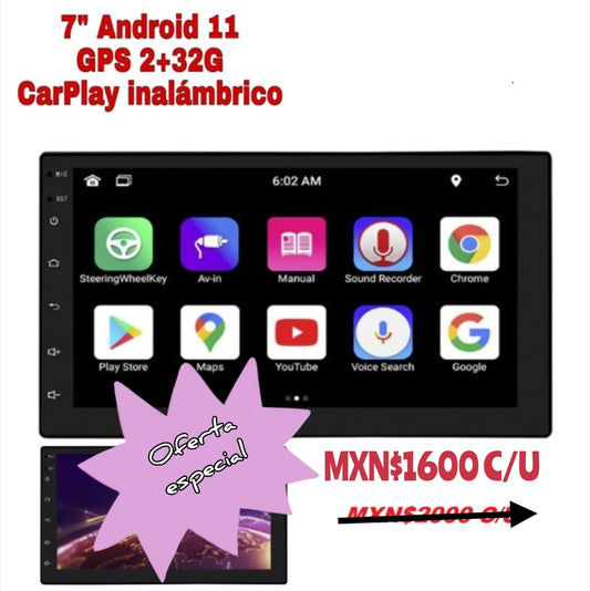 Estéreo Android 7pulgadas