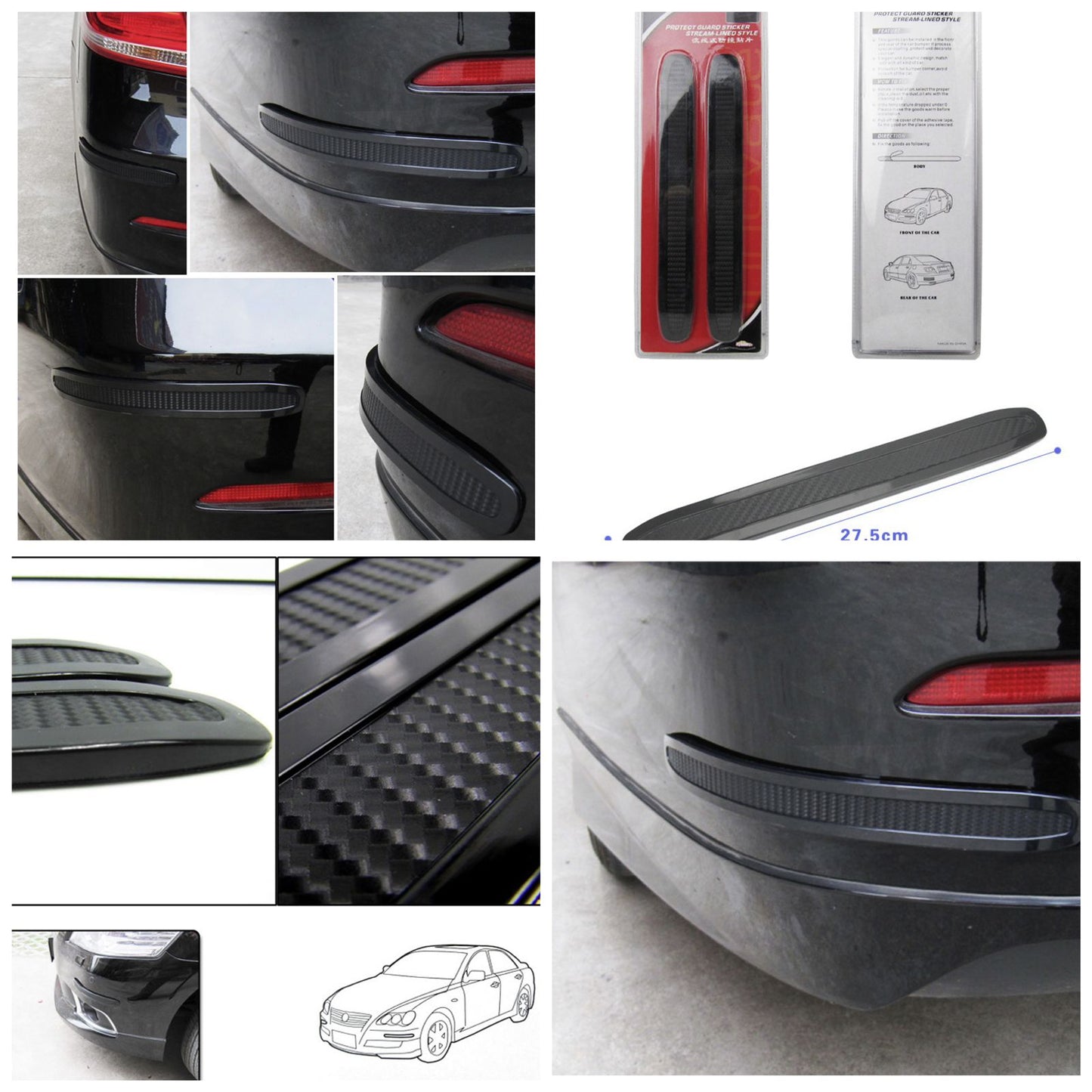 Protector Para Bumper 2pz